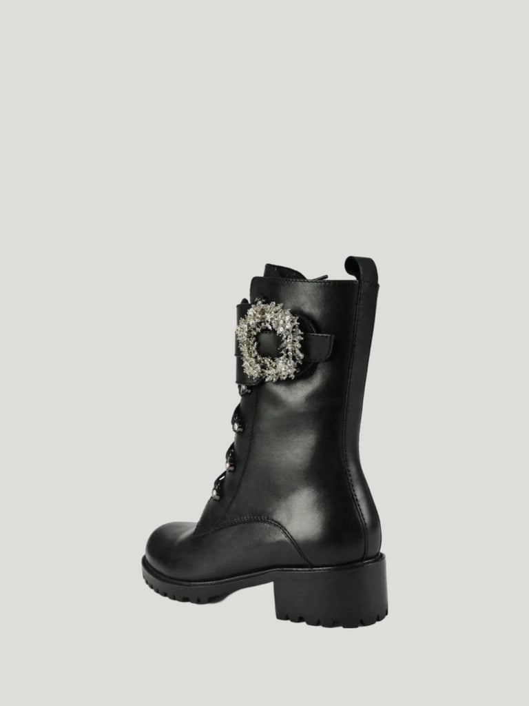 Allegra James Win Combat Boots