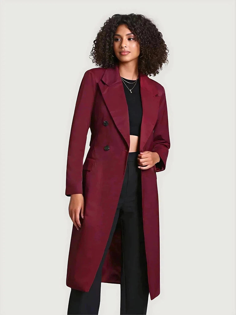 Avec les filles red wool coat online