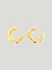 Mali Beads Chunky Gold Hoops