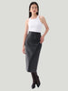 Nocturne High Waist Vegan Leather Skirt