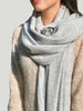 SLATE + SALT Herringbone Handloom Cashmere Scarf