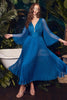 TuxUSA® Plus Size Tea Length Gown