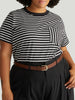 Universal Standard Breton Stripe Garcon Tee