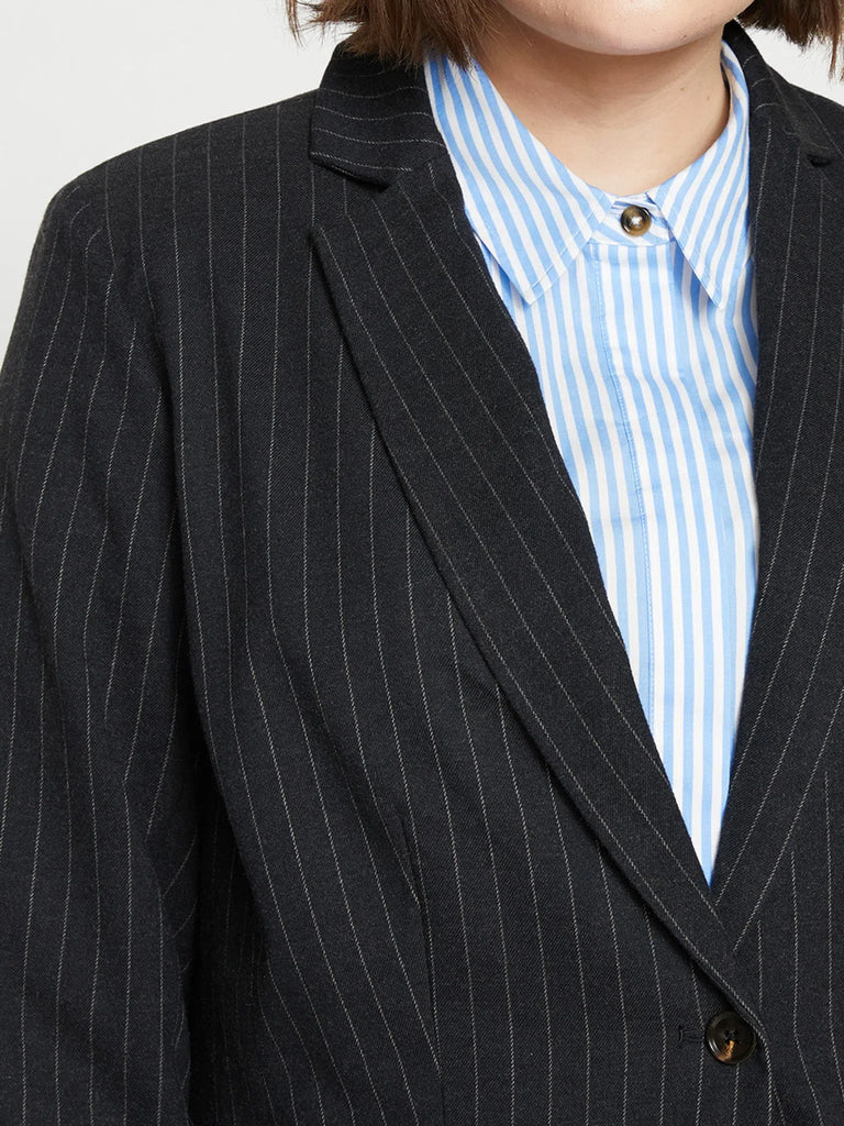 Universal Standard The Pinstripe Blazer