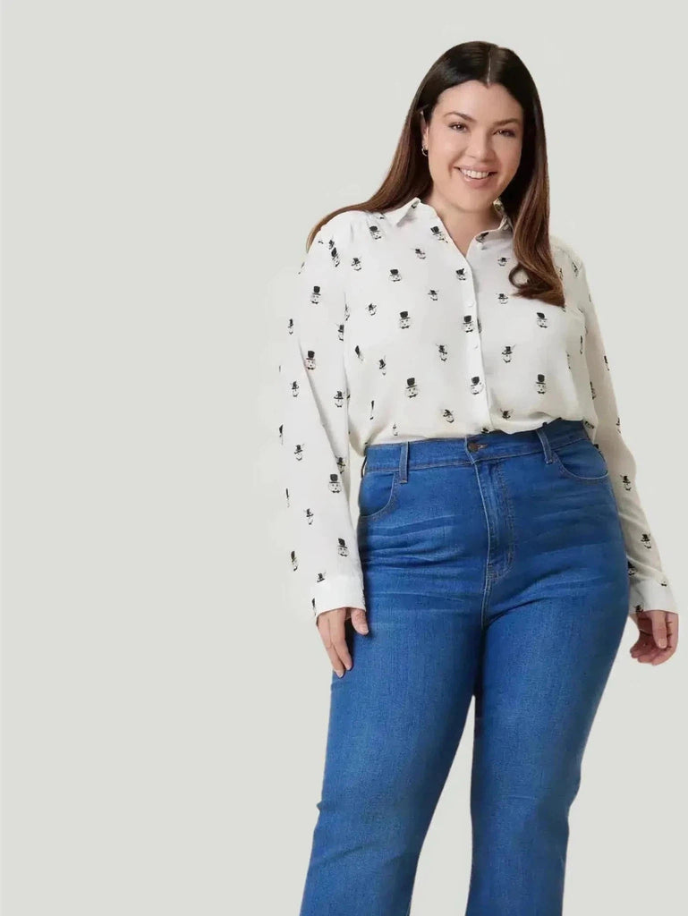 Vibrant M.i.U Plus Size Bootcut Ankle Jeans