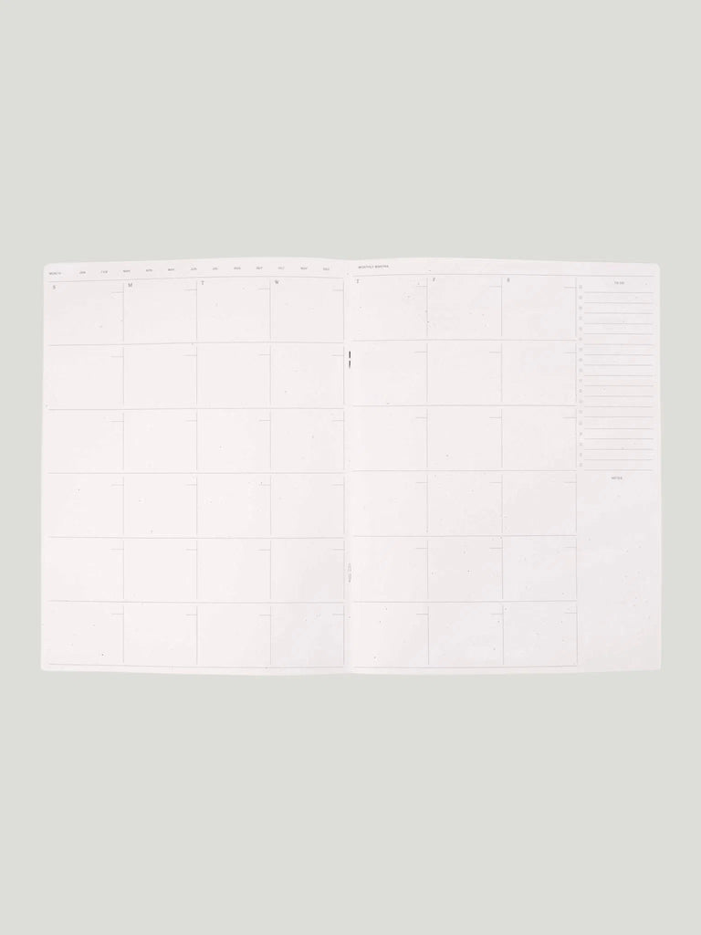 Wilde House Paper Undated Monthly Planner